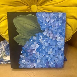 Blue Hydrangeas painting